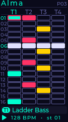 Tracker in edit mode